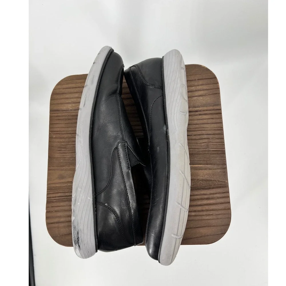Rockport Truflex Mens Black Leather Slip On Loafers CI0396 Size 11 M